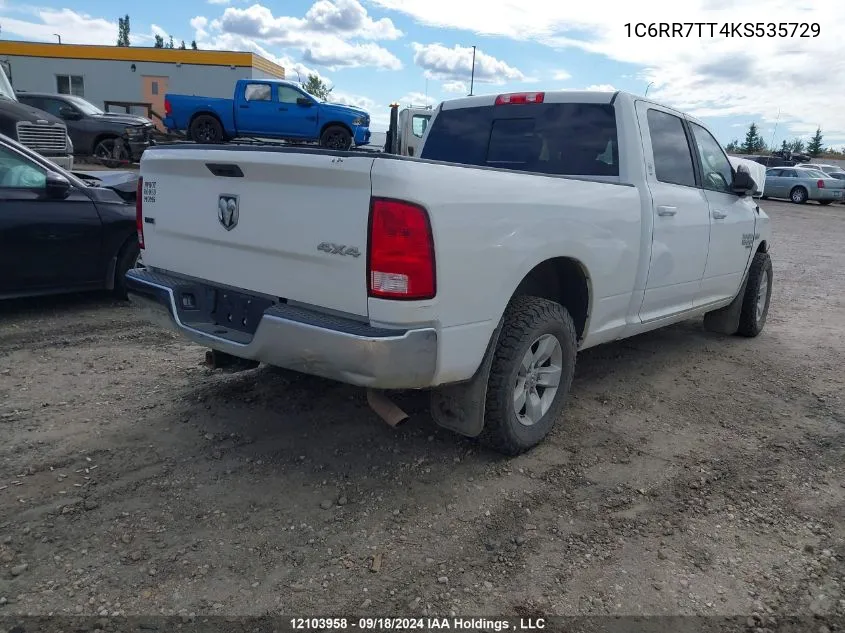 1C6RR7TT4KS535729 2019 Ram 1500 Classic Slt