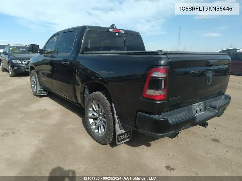 2019 Ram 1500 Rebel VIN: 1C6SRFLT9KN564461 Lot: 12107783