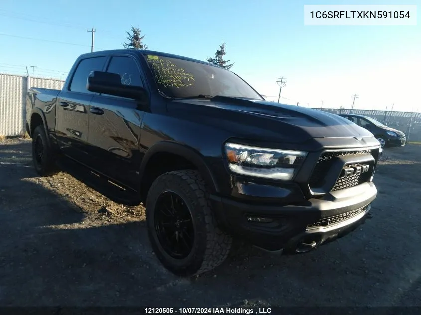 2019 Ram 1500 Rebel VIN: 1C6SRFLTXKN591054 Lot: 12120505