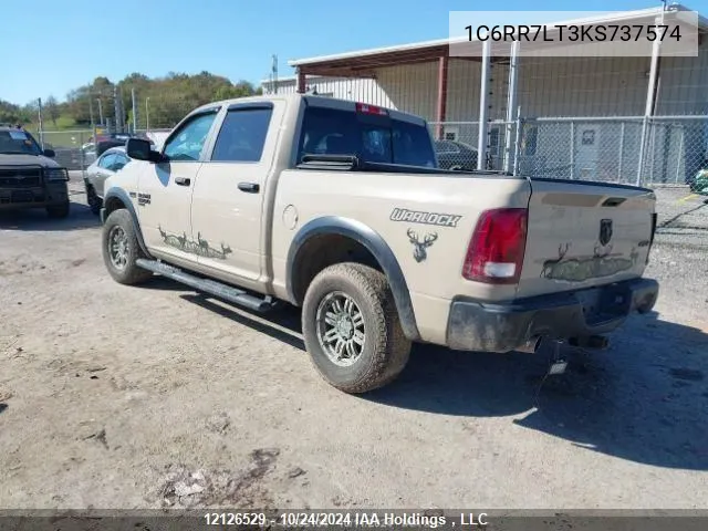 2019 Ram 1500 Classic Slt VIN: 1C6RR7LT3KS737574 Lot: 12126529