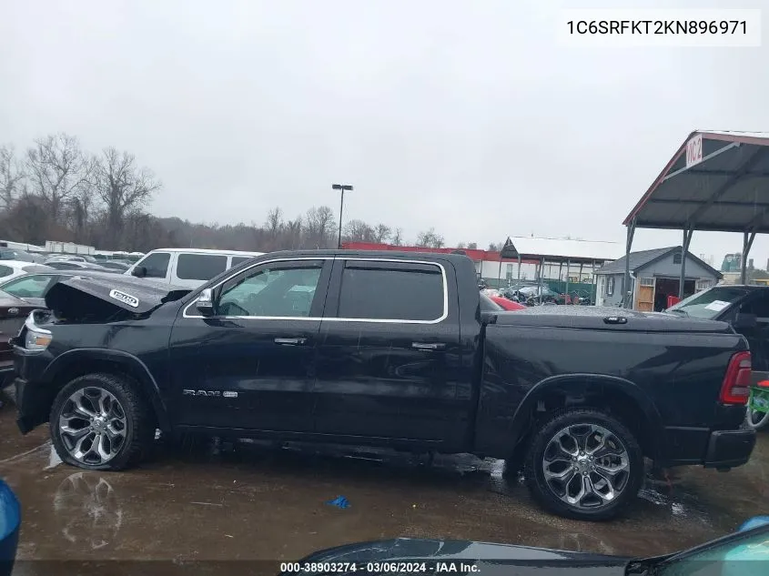 1C6SRFKT2KN896971 2019 Ram 1500 Longhorn 4X4 5'7 Box