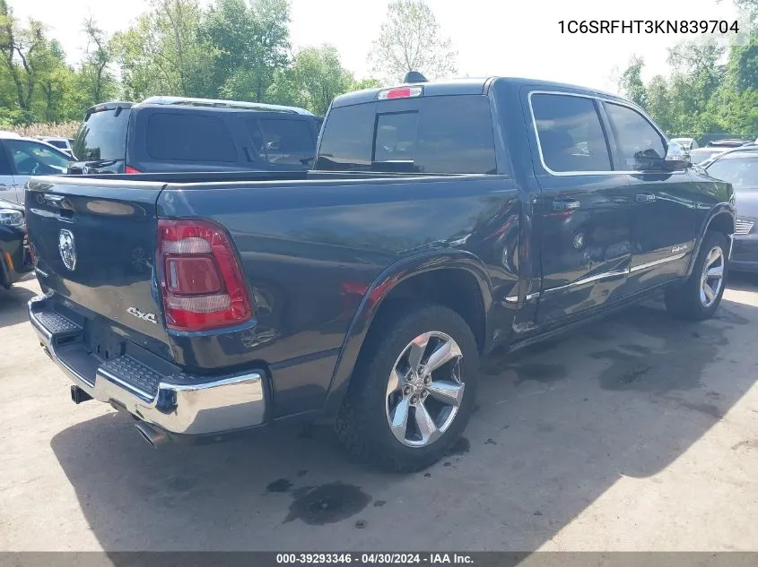 2019 Ram 1500 Limited 4X4 5'7 Box VIN: 1C6SRFHT3KN839704 Lot: 39293346