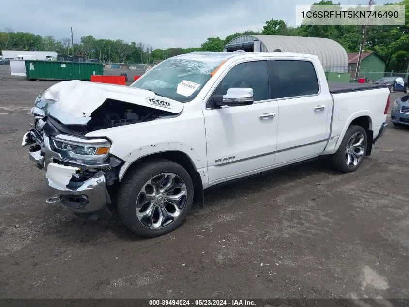 2019 Ram 1500 Limited VIN: 1C6SRFHT5KN746490 Lot: 39494024