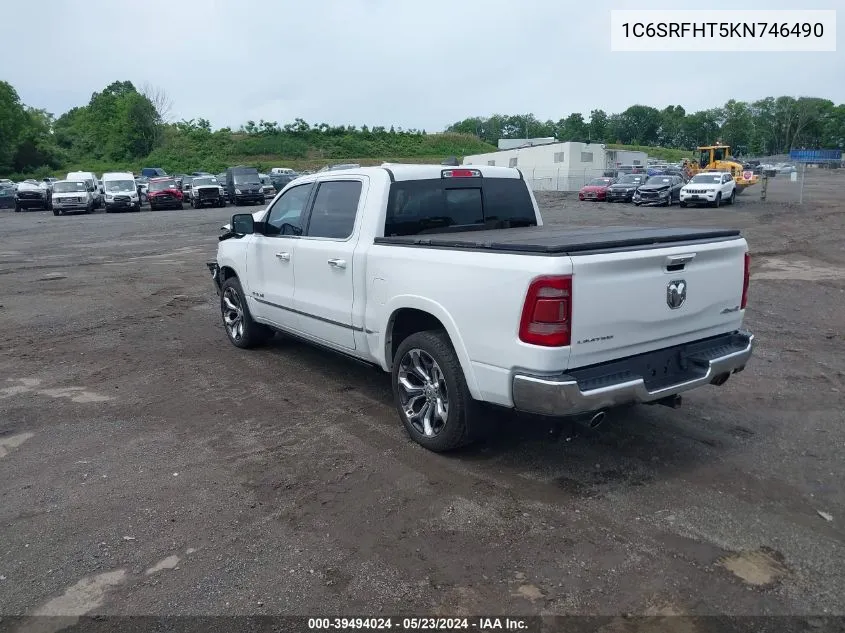 2019 Ram 1500 Limited VIN: 1C6SRFHT5KN746490 Lot: 39494024