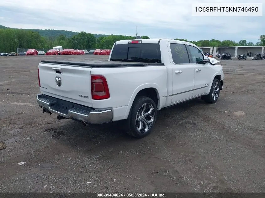 1C6SRFHT5KN746490 2019 Ram 1500 Limited