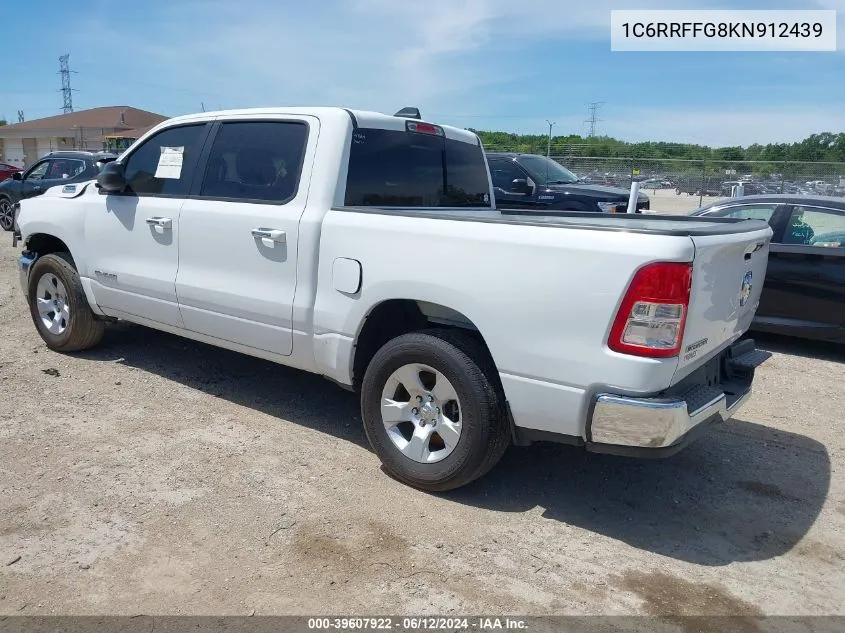 1C6RRFFG8KN912439 2019 Ram 1500 Big Horn/Lone Star 4X4 5'7 Box