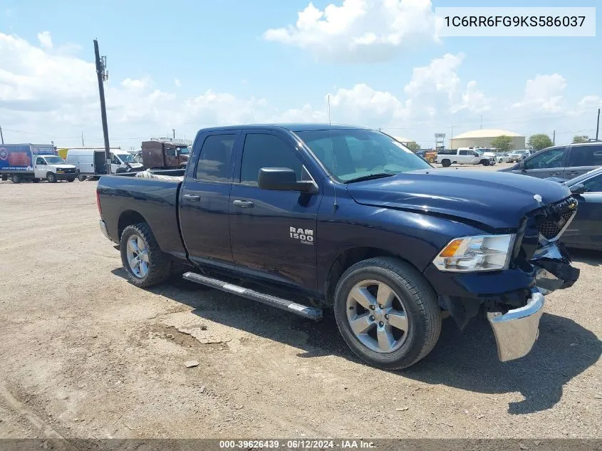 2019 Ram 1500 Classic Tradesman Quad Cab 4X2 6'4 Box VIN: 1C6RR6FG9KS586037 Lot: 39626439