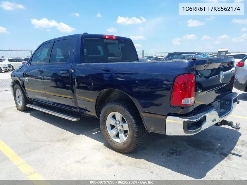 1C6RR6TT7KS562174 2019 Ram 1500 Classic Slt 4X2 6'4 Box