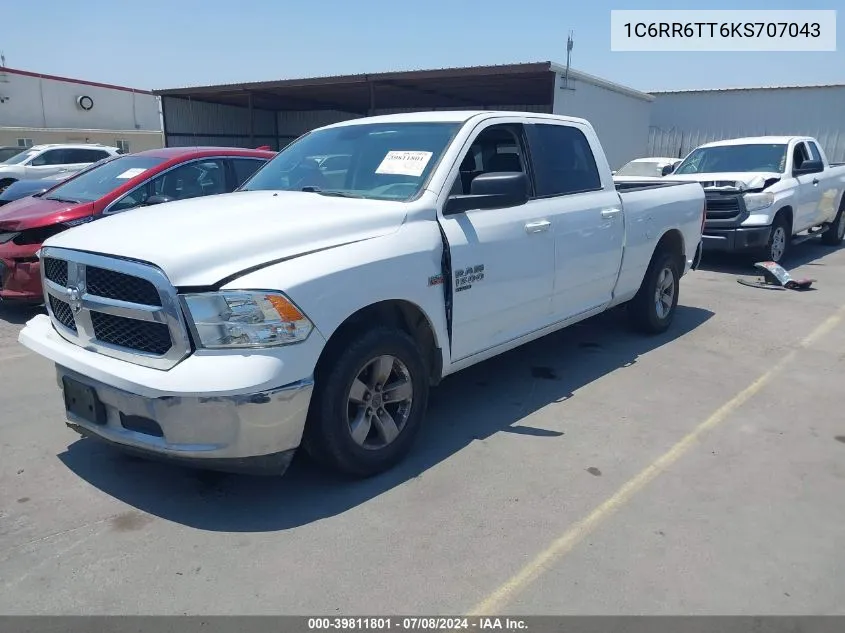 1C6RR6TT6KS707043 2019 Ram 1500 Classic Slt 4X2 6'4 Box