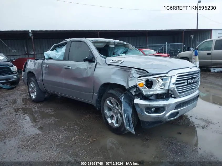 2019 Ram 1500 VIN: 1C6RREFT1KN596230 Lot: 39851748