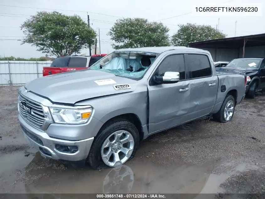 2019 Ram 1500 VIN: 1C6RREFT1KN596230 Lot: 39851748