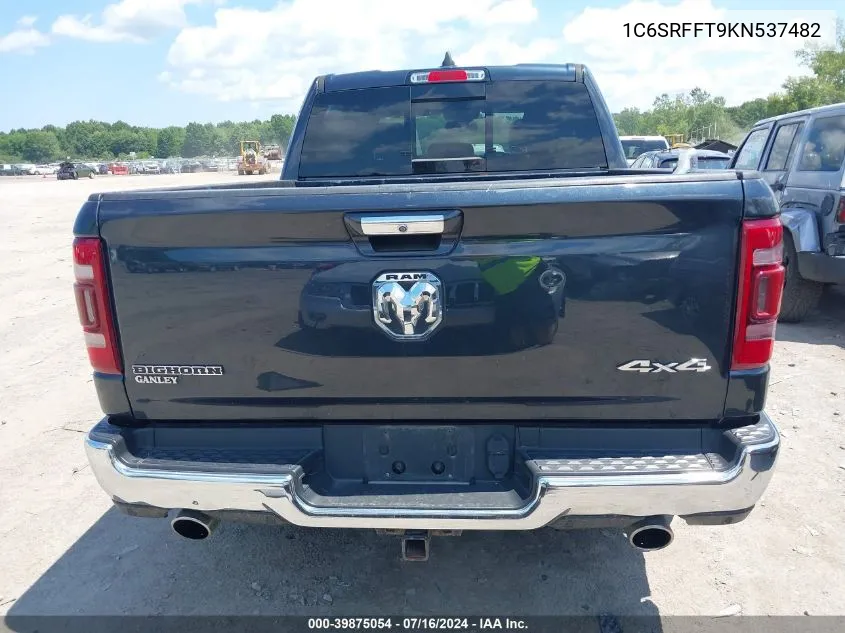 2019 Ram 1500 Big Horn/Lone Star 4X4 5'7 Box VIN: 1C6SRFFT9KN537482 Lot: 39875054