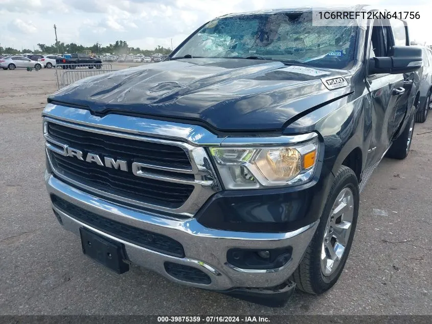 1C6RREFT2KN641756 2019 Ram 1500 Big Horn/Lone Star 4X2 5'7 Box