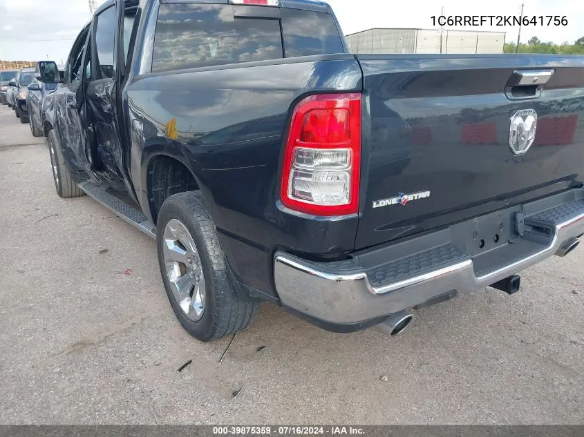 1C6RREFT2KN641756 2019 Ram 1500 Big Horn/Lone Star 4X2 5'7 Box