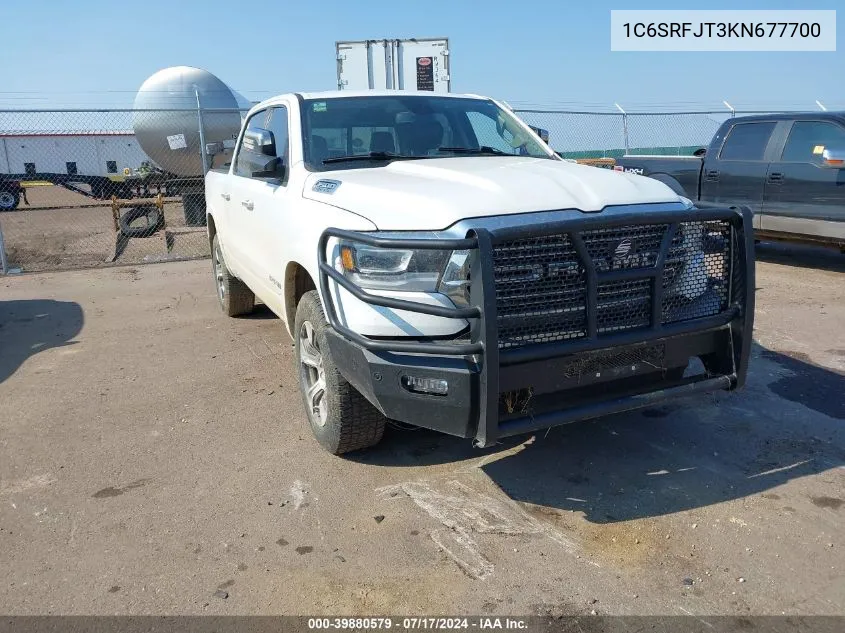 1C6SRFJT3KN677700 2019 Ram 1500 Laramie 4X4 5'7 Box