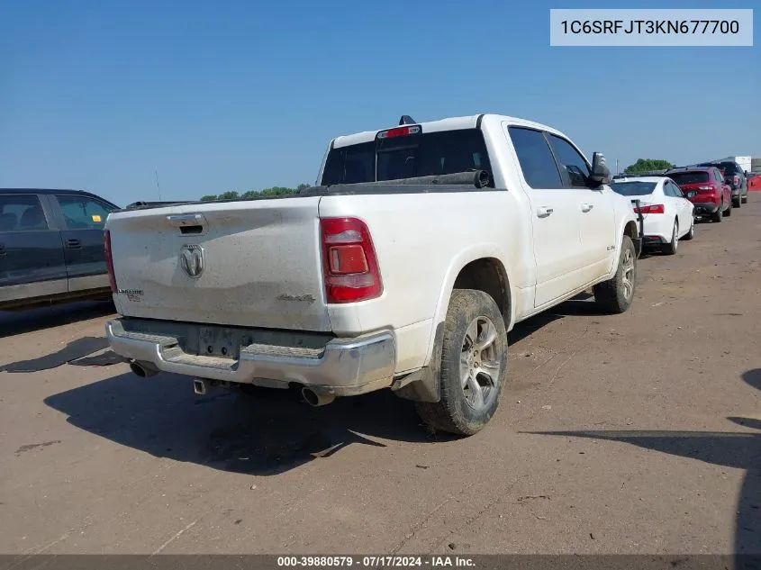 1C6SRFJT3KN677700 2019 Ram 1500 Laramie 4X4 5'7 Box