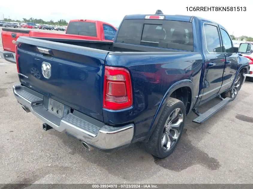 1C6RREHT8KN581513 2019 Ram 1500 Limited 4X2 5'7 Box