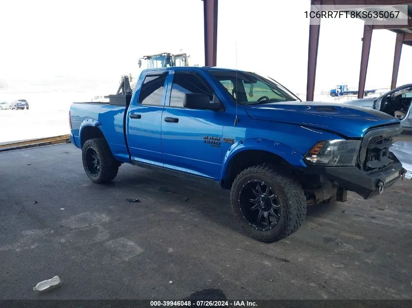 1C6RR7FT8KS635067 2019 Ram 1500 Classic Tradesman