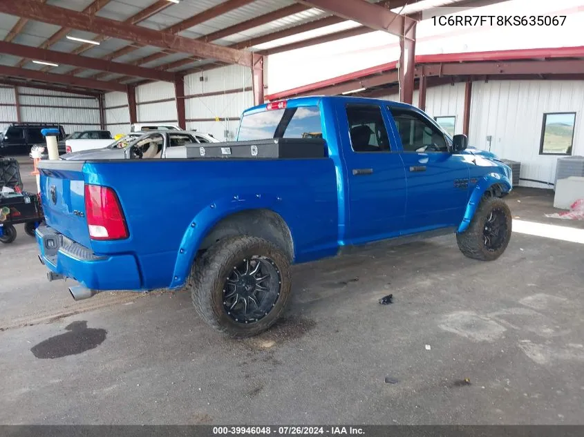 1C6RR7FT8KS635067 2019 Ram 1500 Classic Tradesman