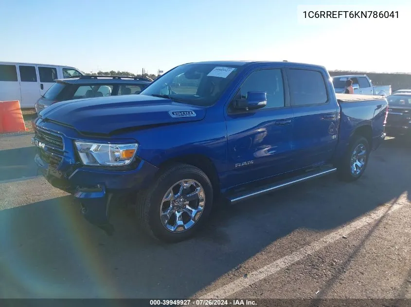 2019 Ram 1500 Big Horn/Lone Star VIN: 1C6RREFT6KN786041 Lot: 39949927