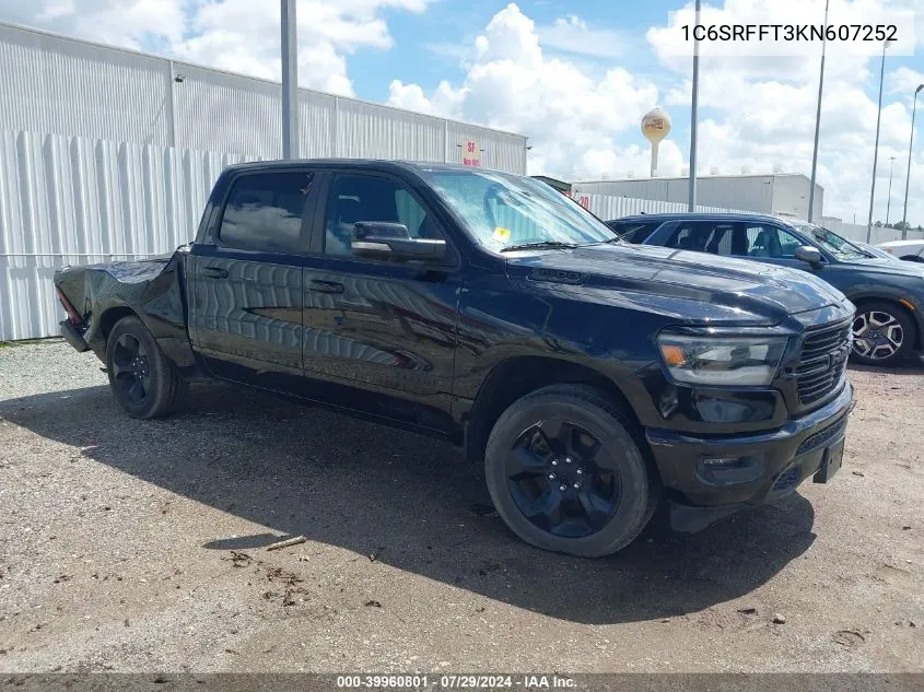 1C6SRFFT3KN607252 2019 Ram 1500 Big Horn/Lone Star 4X4 5'7 Box