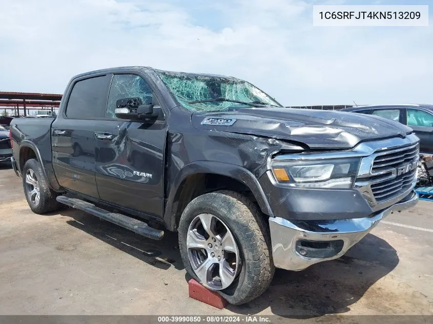 1C6SRFJT4KN513209 2019 Ram 1500 Laramie 4X4 5'7 Box