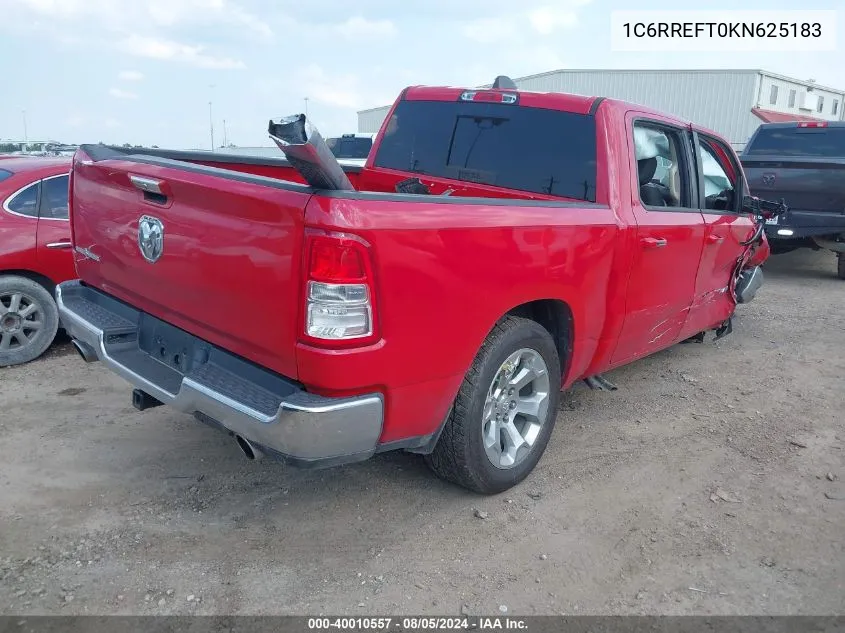 1C6RREFT0KN625183 2019 Ram 1500 Big Horn/Lone Star 4X2 5'7 Box