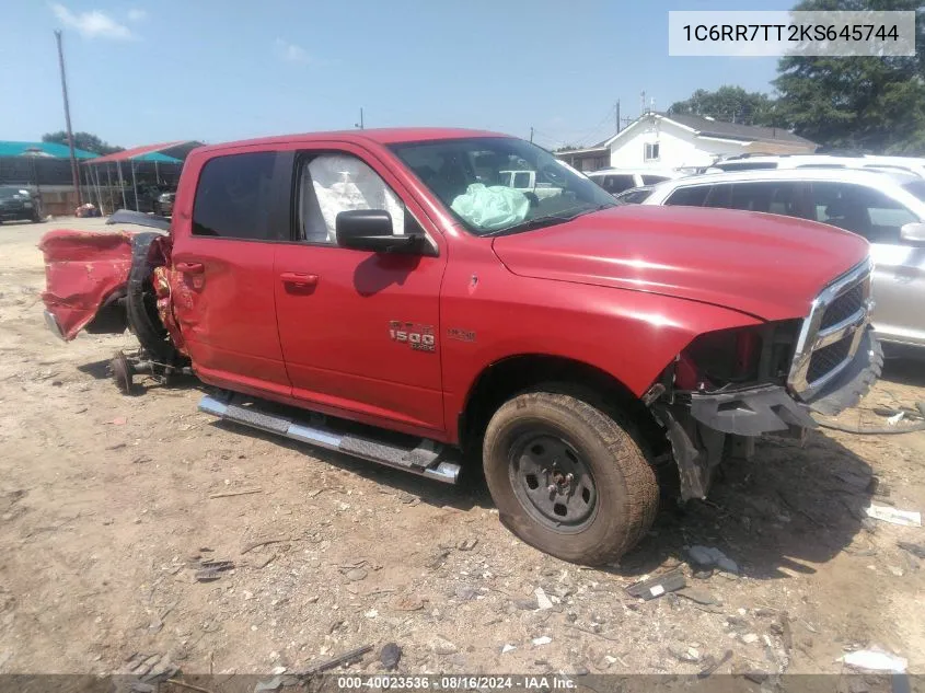 2019 Ram 1500 Classic Slt 4X4 6'4 Box VIN: 1C6RR7TT2KS645744 Lot: 40023536