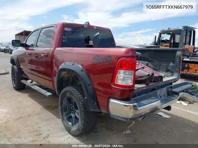 1C6SRFFTXKN667979 2019 Ram 1500 Big Horn/Lone Star 4X4 5'7 Box