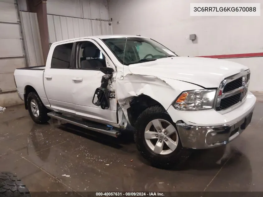 2019 Ram 1500 Classic Slt 4X4 5'7 Box VIN: 3C6RR7LG6KG670088 Lot: 40057631