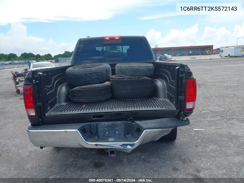 1C6RR6TT2KS572143 2019 Ram 1500 Classic Slt 4X2 6'4 Box