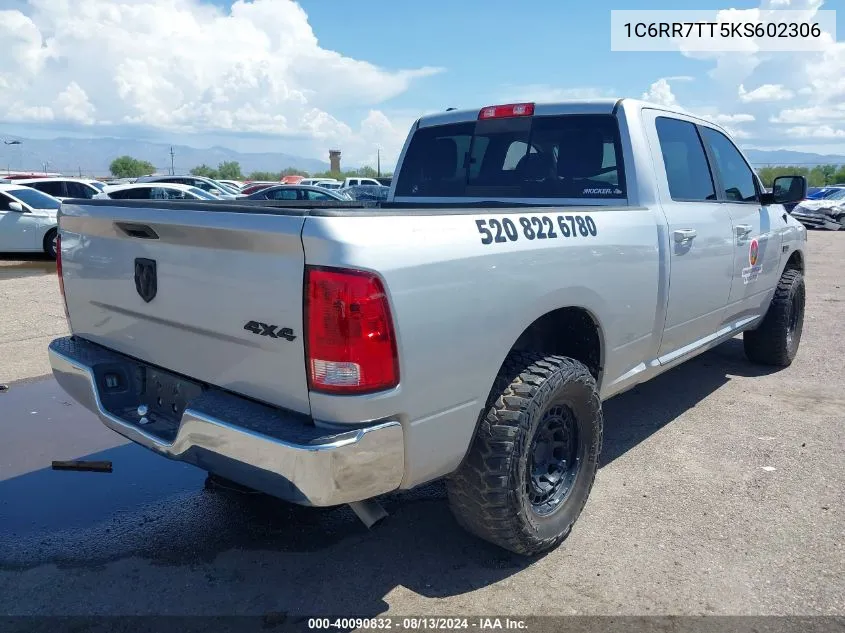 2019 Ram 1500 Classic Slt VIN: 1C6RR7TT5KS602306 Lot: 40090832