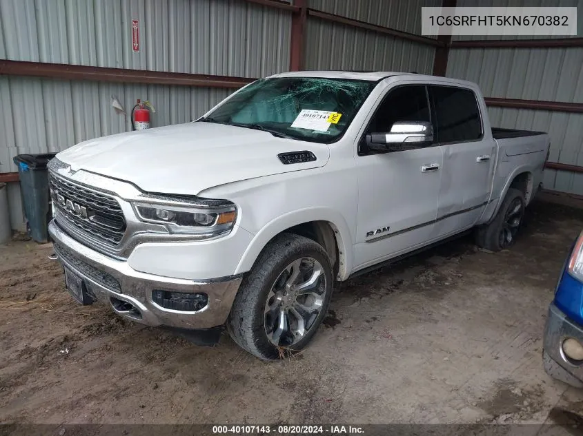 1C6SRFHT5KN670382 2019 Ram 1500 Limited