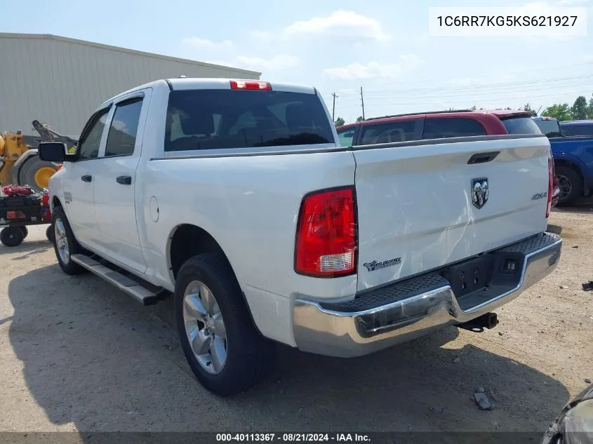 1C6RR7KG5KS621927 2019 Ram 1500 Classic Tradesman 4X4 5'7 Box