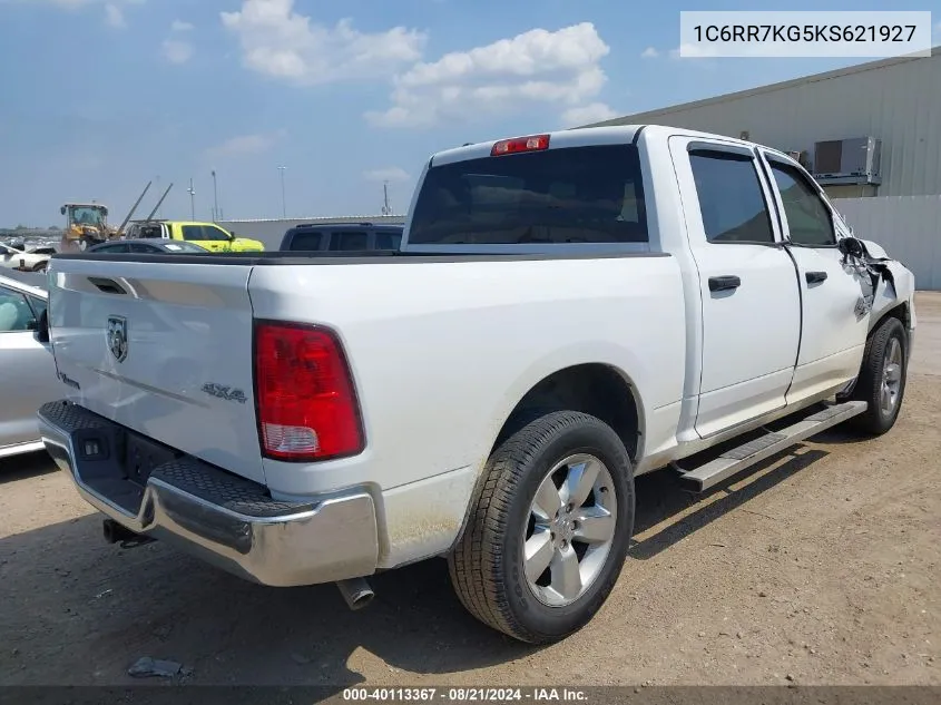 2019 Ram 1500 Classic Tradesman 4X4 5'7 Box VIN: 1C6RR7KG5KS621927 Lot: 40113367