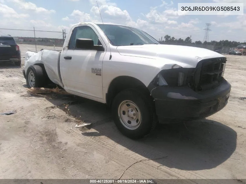 2019 Ram 1500 Classic Tradesman Regular Cab 4X2 8' Box VIN: 3C6JR6DG9KG508543 Lot: 40125301