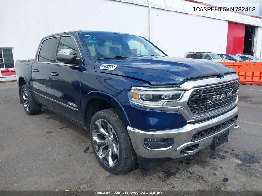 2019 Ram 1500 Limited 4X4 5'7 Box VIN: 1C6SRFHT5KN782468 Lot: 40136580