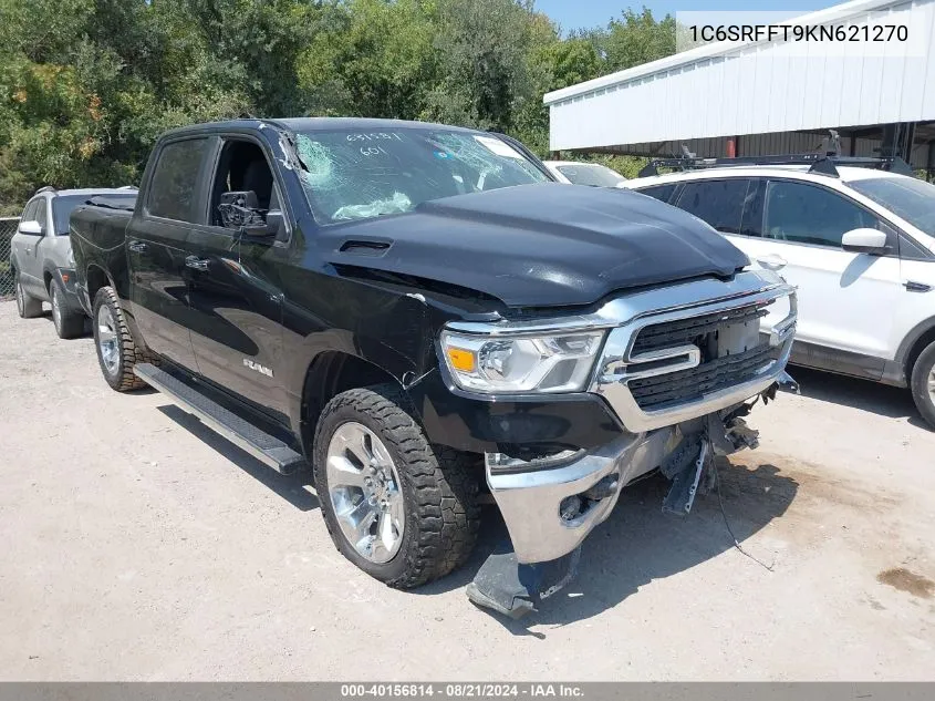 1C6SRFFT9KN621270 2019 Ram 1500 Big Horn/Lone Star 4X4 5'7 Box