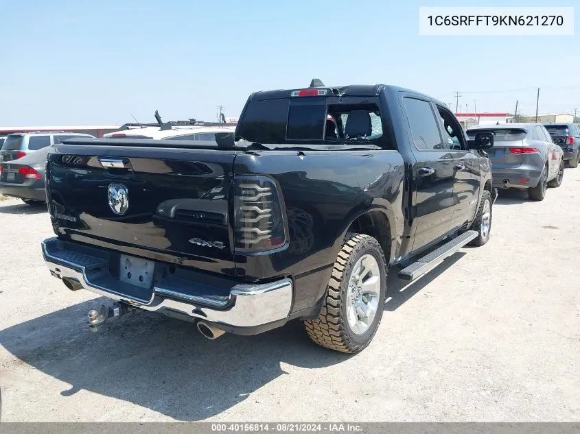 1C6SRFFT9KN621270 2019 Ram 1500 Big Horn/Lone Star 4X4 5'7 Box