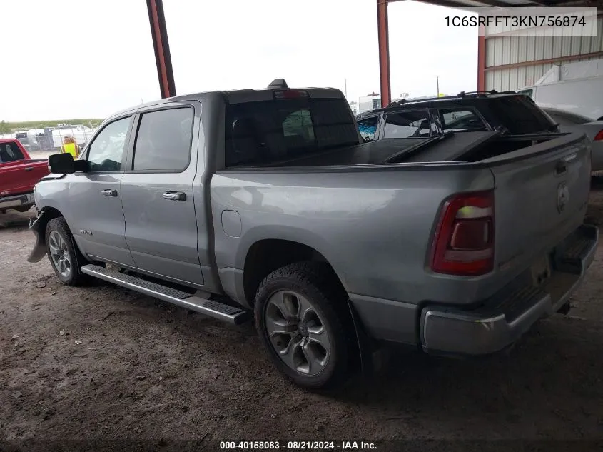 1C6SRFFT3KN756874 2019 Ram 1500 Big Horn/Lone Star