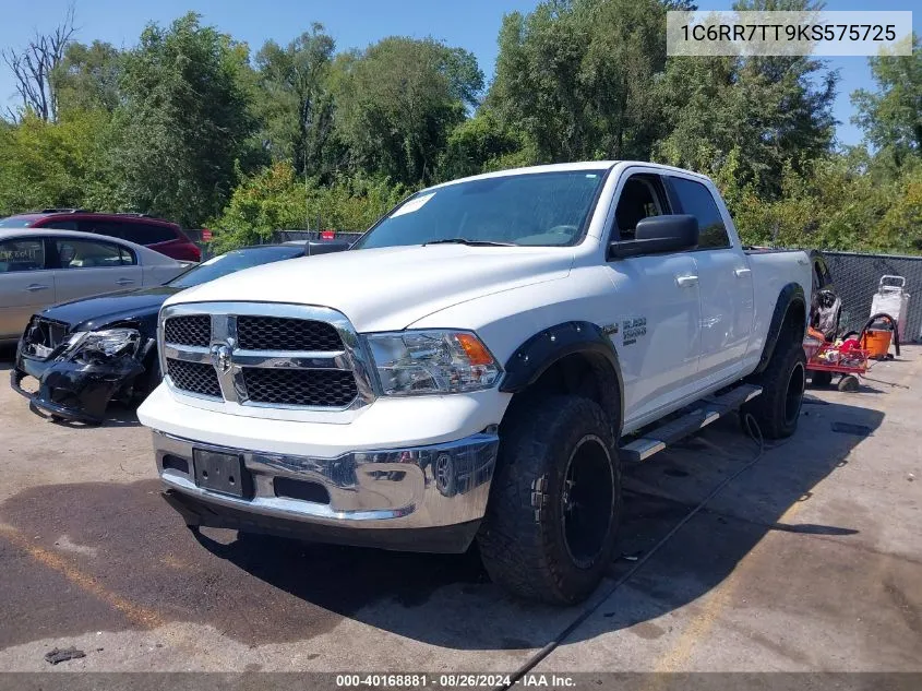 2019 Ram 1500 Classic Slt 4X4 6'4 Box VIN: 1C6RR7TT9KS575725 Lot: 40168881