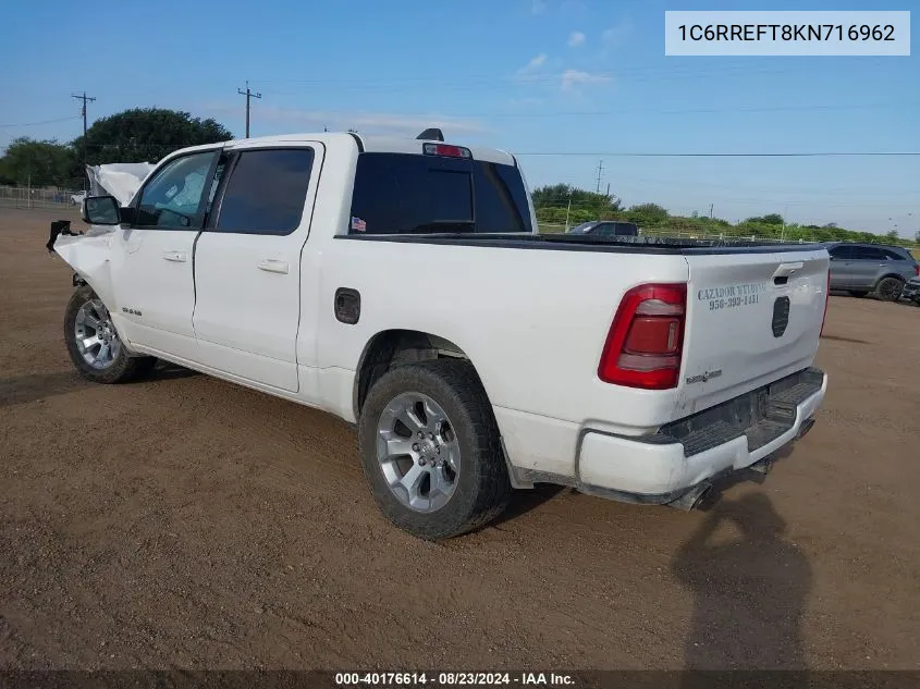 1C6RREFT8KN716962 2019 Ram 1500 Big Horn/Lone Star 4X2 5'7 Box