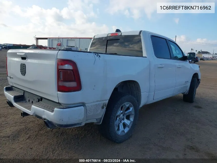 1C6RREFT8KN716962 2019 Ram 1500 Big Horn/Lone Star 4X2 5'7 Box