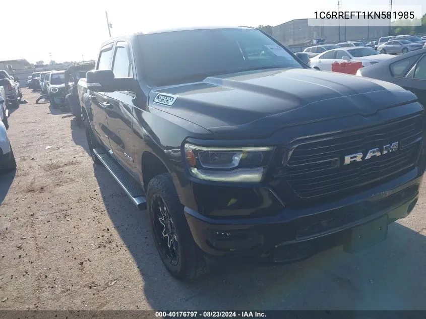 1C6RREFT1KN581985 2019 Ram 1500 Big Horn/Lone Star 4X2 5'7 Box