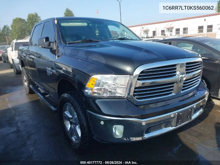 1C6RR7LT0KS560062 2019 Ram 1500 Classic Big Horn 4X4 5'7 Box