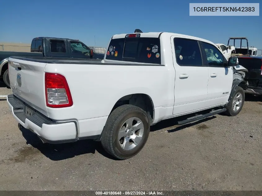 1C6RREFT5KN642383 2019 Ram 1500 Big Horn/Lone Star 4X2 5'7 Box