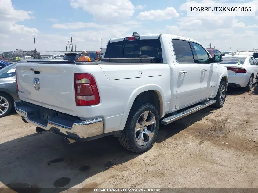 1C6RREJTXKN604865 2019 Ram 1500 Laramie 4X2 5'7 Box