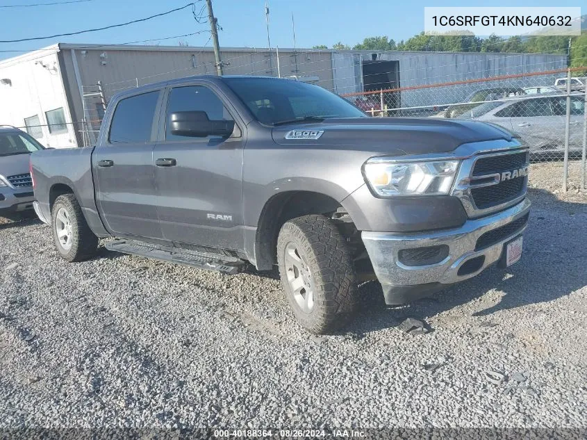 1C6SRFGT4KN640632 2019 Ram 1500 Tradesman 4X4 5'7 Box