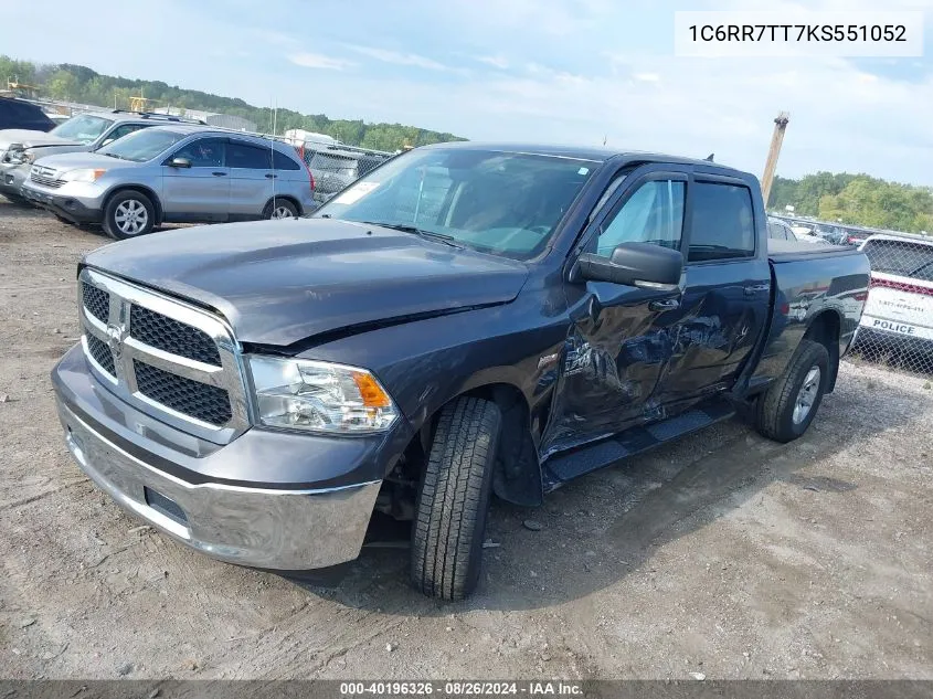 1C6RR7TT7KS551052 2019 Ram 1500 Classic Slt 4X4 6'4 Box