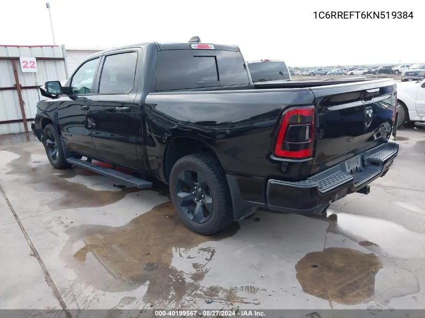 1C6RREFT6KN519384 2019 Ram 1500 Big Horn/Lone Star 4X2 5'7 Box